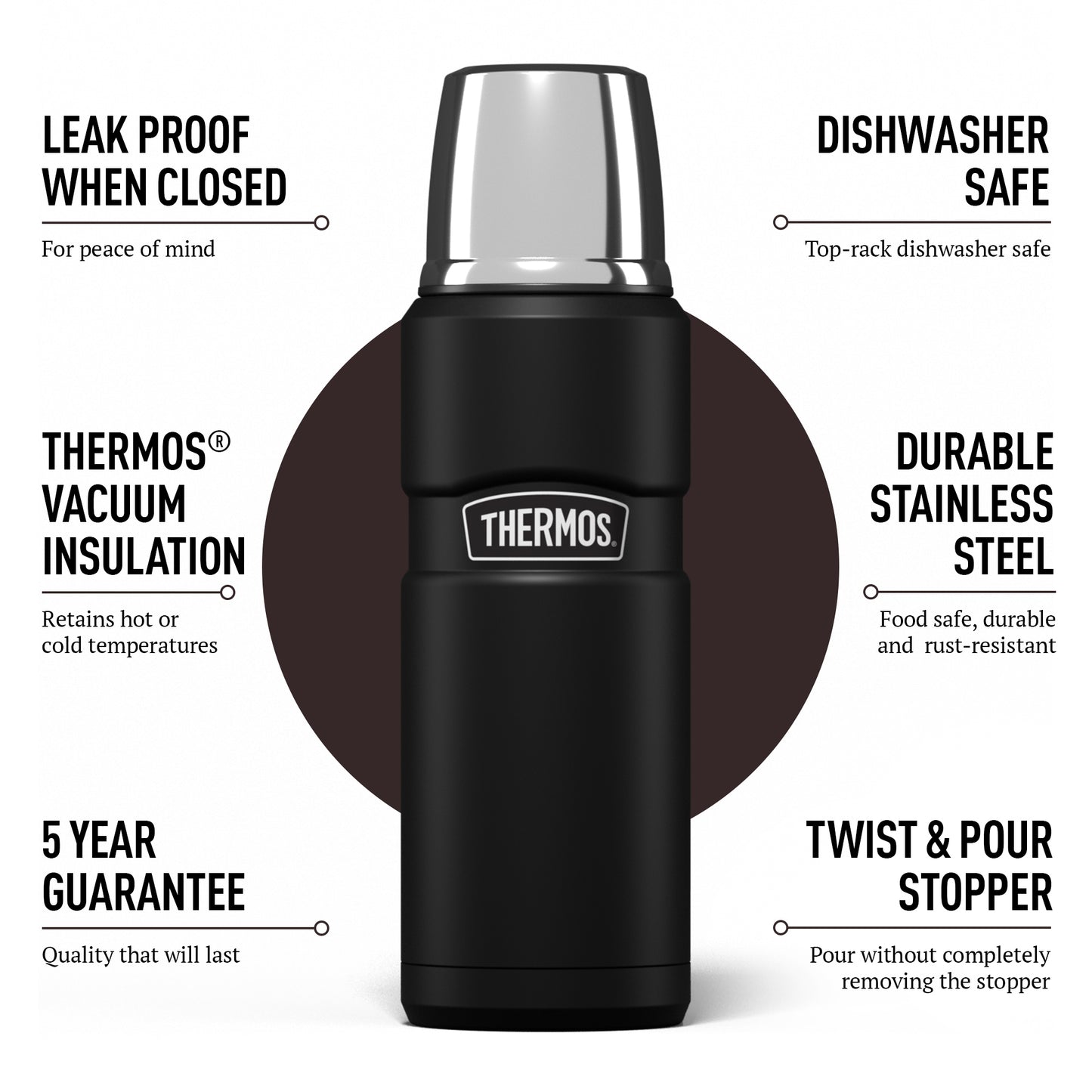 Matt Black 470ml