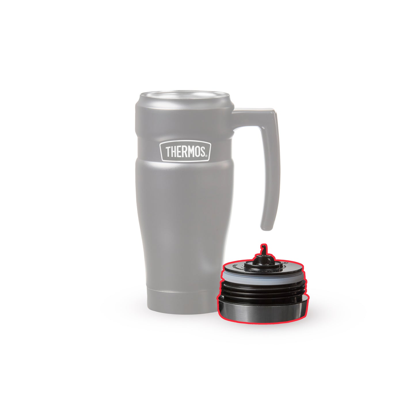 REPLACEMENT LID FOR STAINLESS KING TRAVEL MUG & TUMBLER