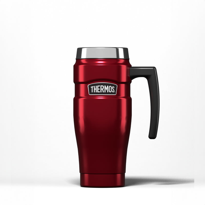 Thermos Stainless King travel mug, cranberry red 470 ml