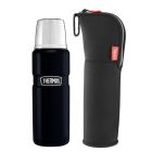 STAINLESS KING™ FLASK 470ML / 500ML POUCH SET