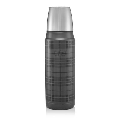 The Retro Flask 470ml-Tartan Grey
