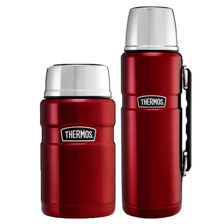 STAINLESS KING™ FOOD FLASK  / 1.2L FLASK SET