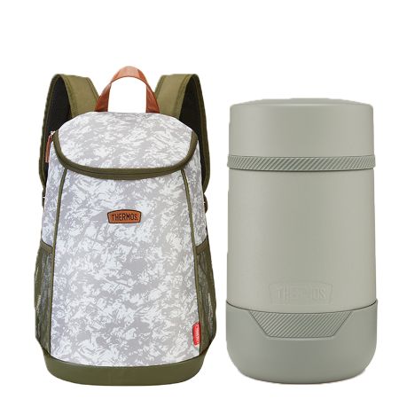 The Urban Insulated Backpack / Guardian Series Food Flask Set