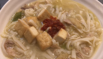Michelle’s Simple Asian-style Chicken and Tofu Noodle Soup